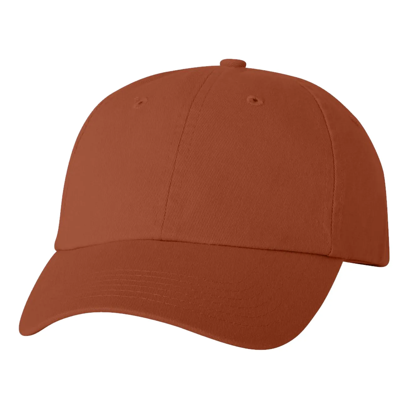 Adult Bio-Washed Cotton Unstructured Dad Hat w/ Adjustable Strapback