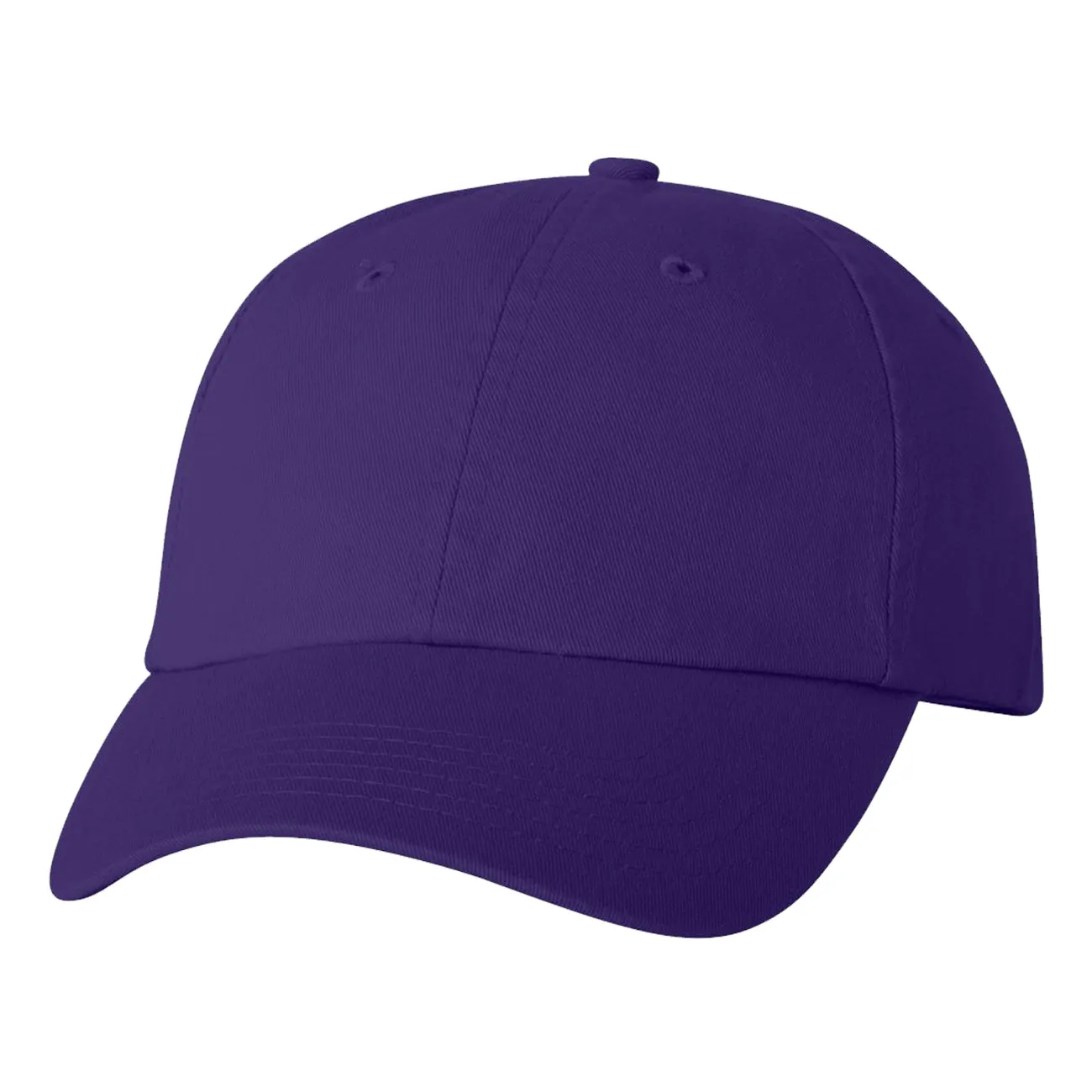 Adult Bio-Washed Cotton Unstructured Dad Hat w/ Adjustable Strapback