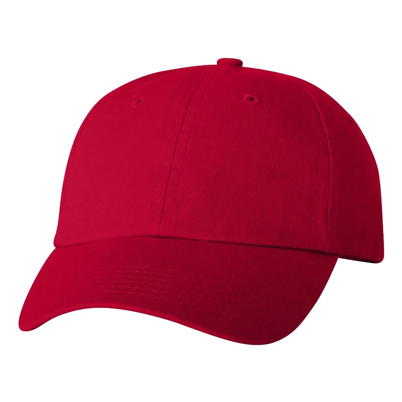 Adult Bio-Washed Cotton Unstructured Dad Hat w/ Adjustable Strapback