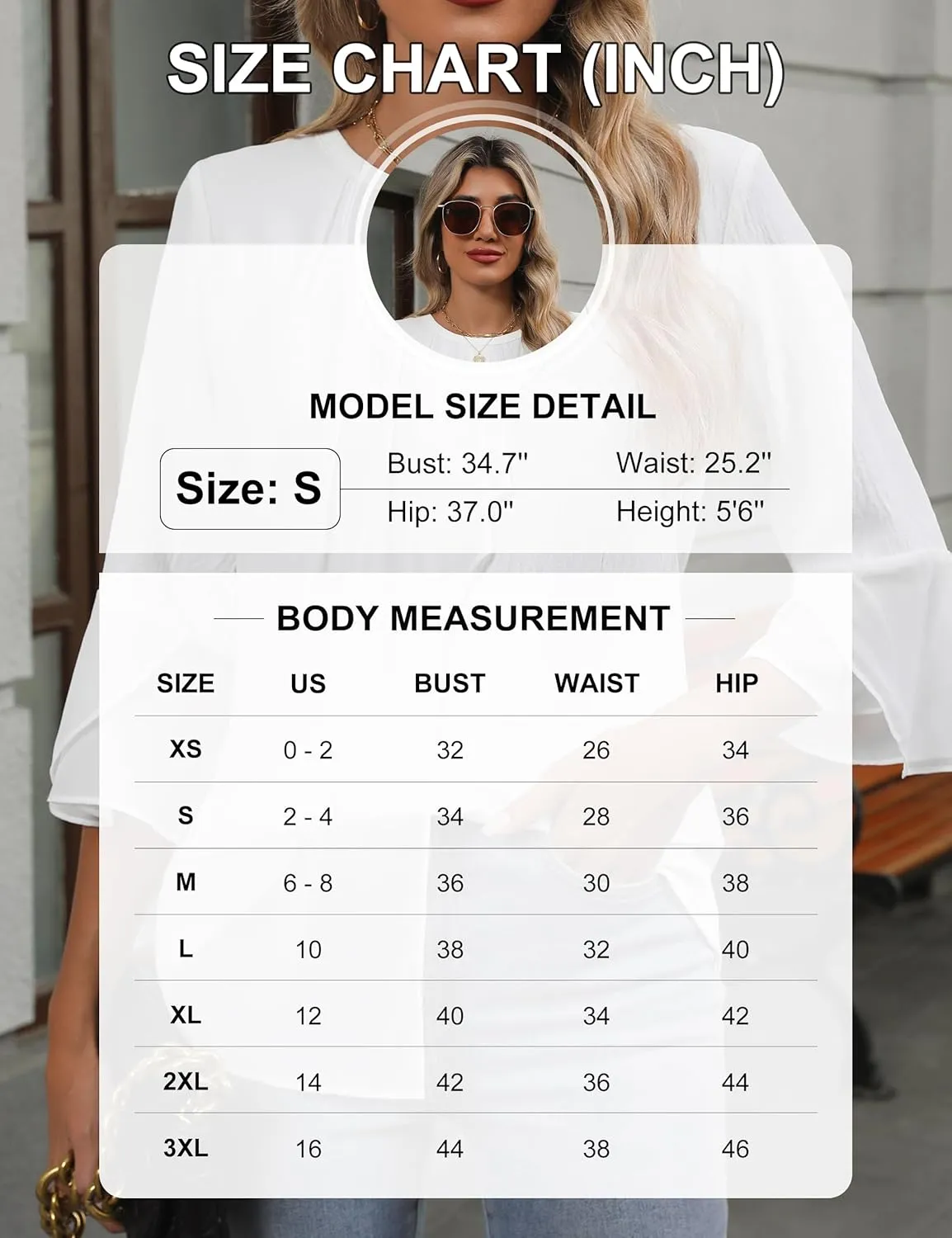 Blooming Jelly Womens Dressy Casual Blouses 3/4 Sleeve Ruffle Business Tops Summer Work Shirts 2025