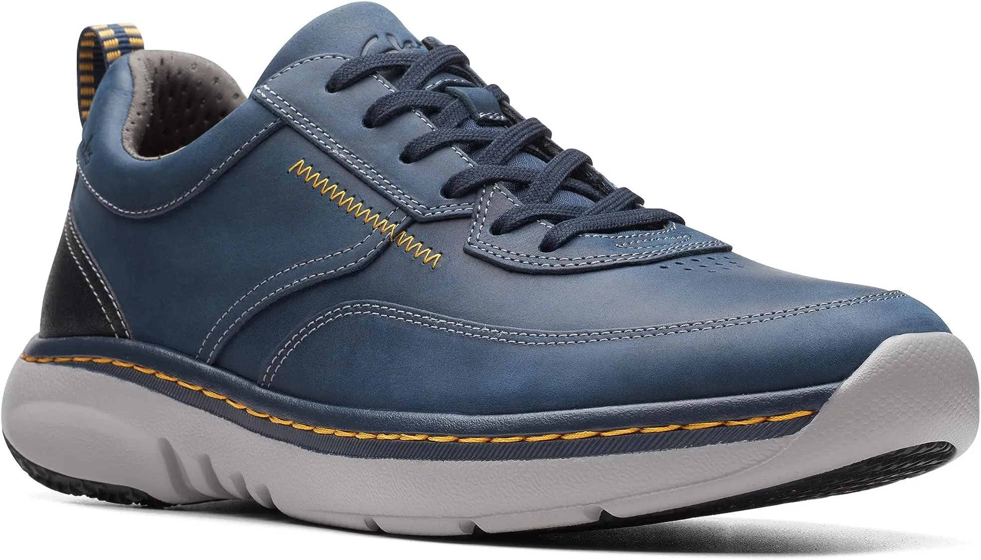 Clarkspro Lace Clarks Sneakers, Navy Leather
