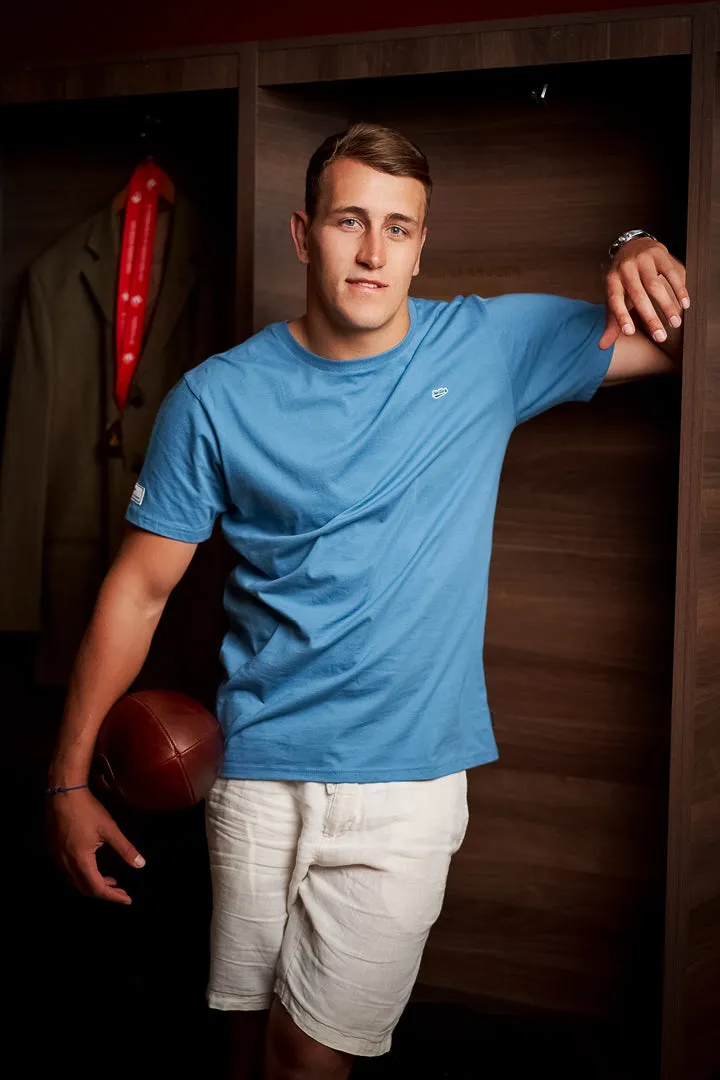 Core Tee in Aegean Blue