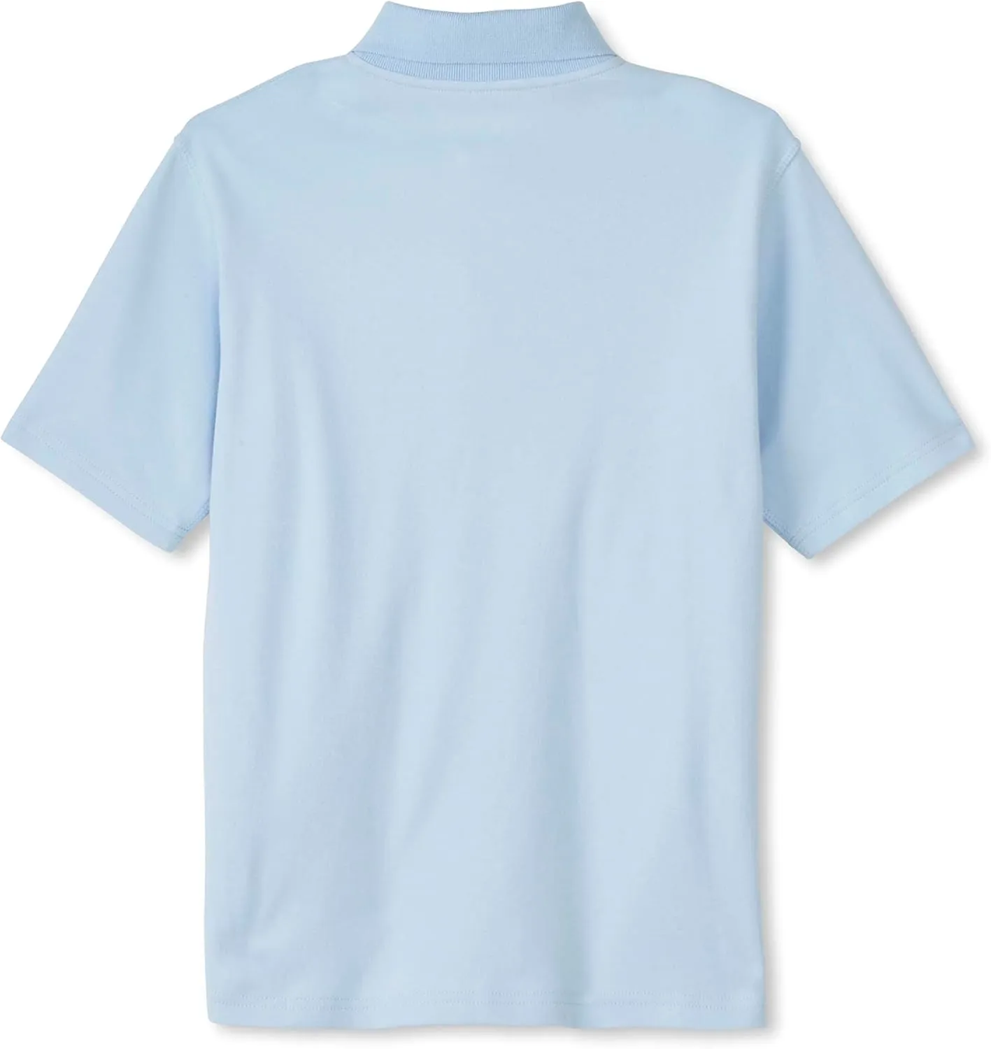 French Toast Kids' Adaptive Short Sleeve Polo Shirt | Hook and Loop Placket | Flat Seams