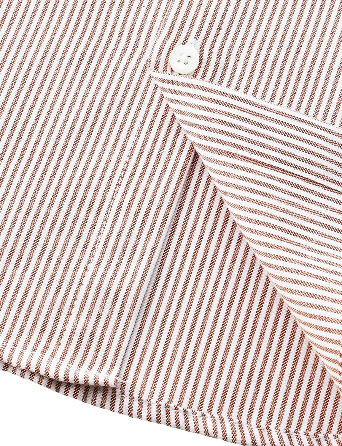 JOGAL Boys Long Sleeve Oxford Dress Shirts Casual Button Down Shirts Striped Tops for 6-14 Years