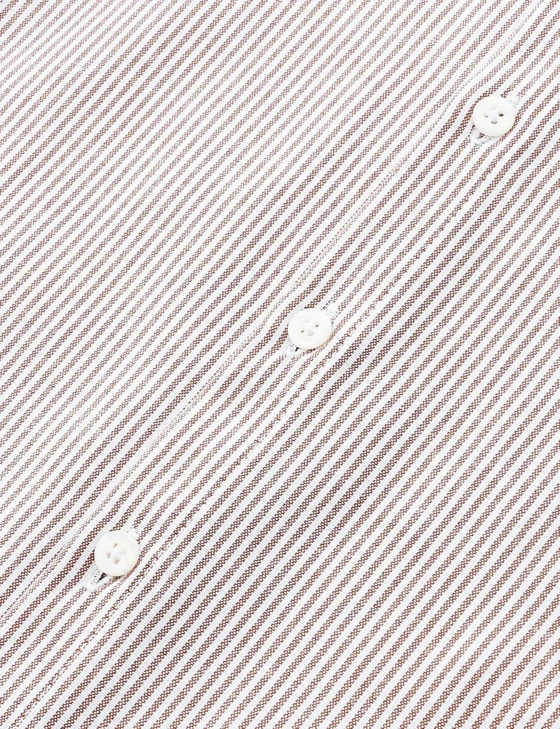 JOGAL Boys Long Sleeve Oxford Dress Shirts Casual Button Down Shirts Striped Tops for 6-14 Years