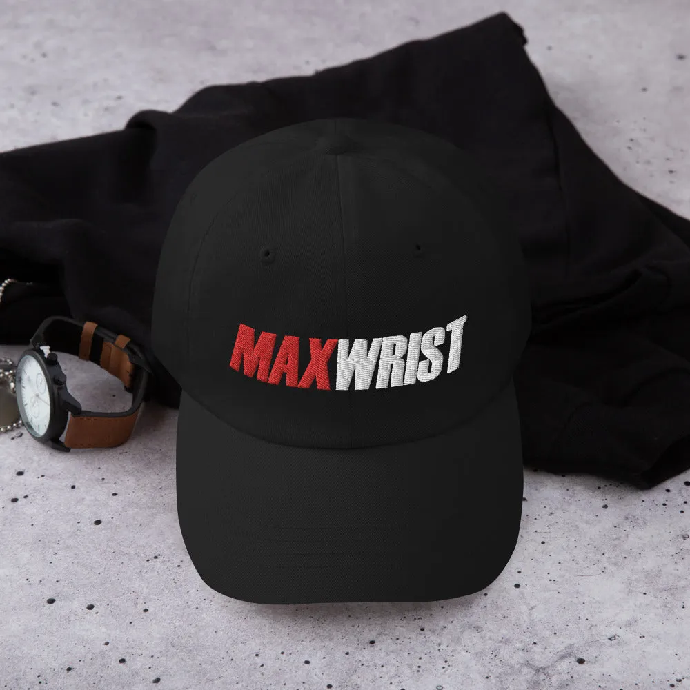 MAXWRIST LOGO Black Dad hat