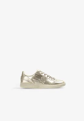 METALLIC SKULL SNEAKERS