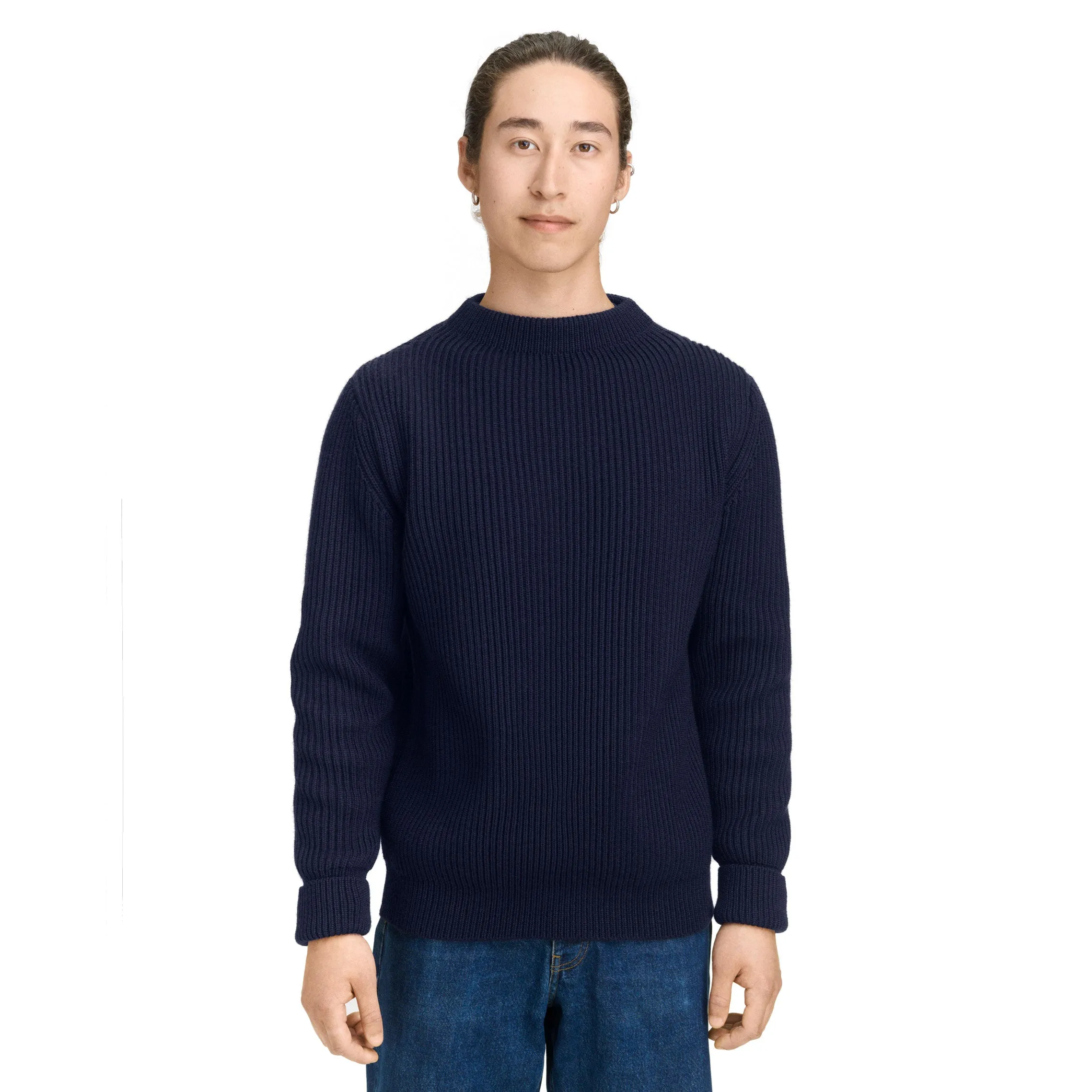 Navy Crewneck Dark Indigo