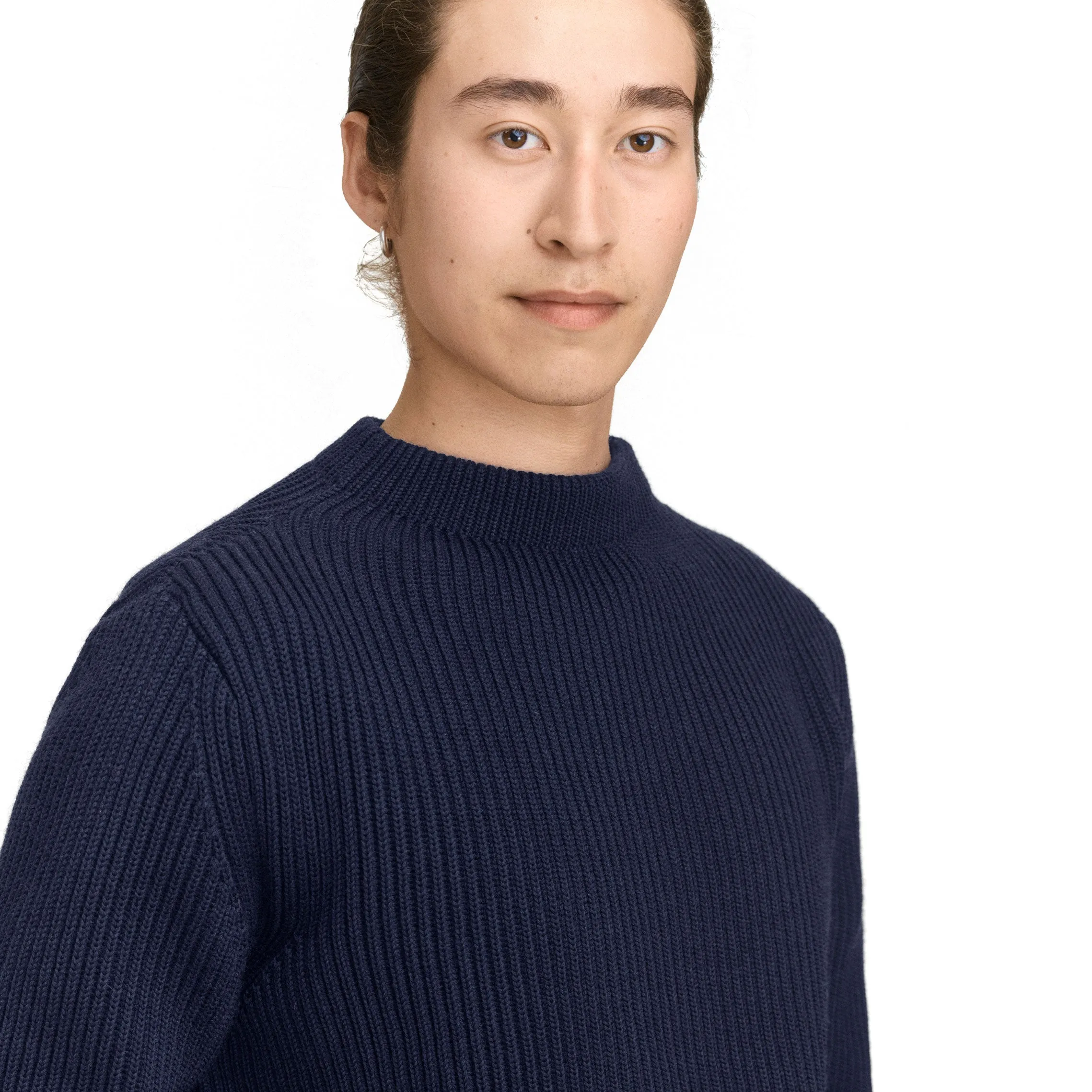 Navy Crewneck Dark Indigo