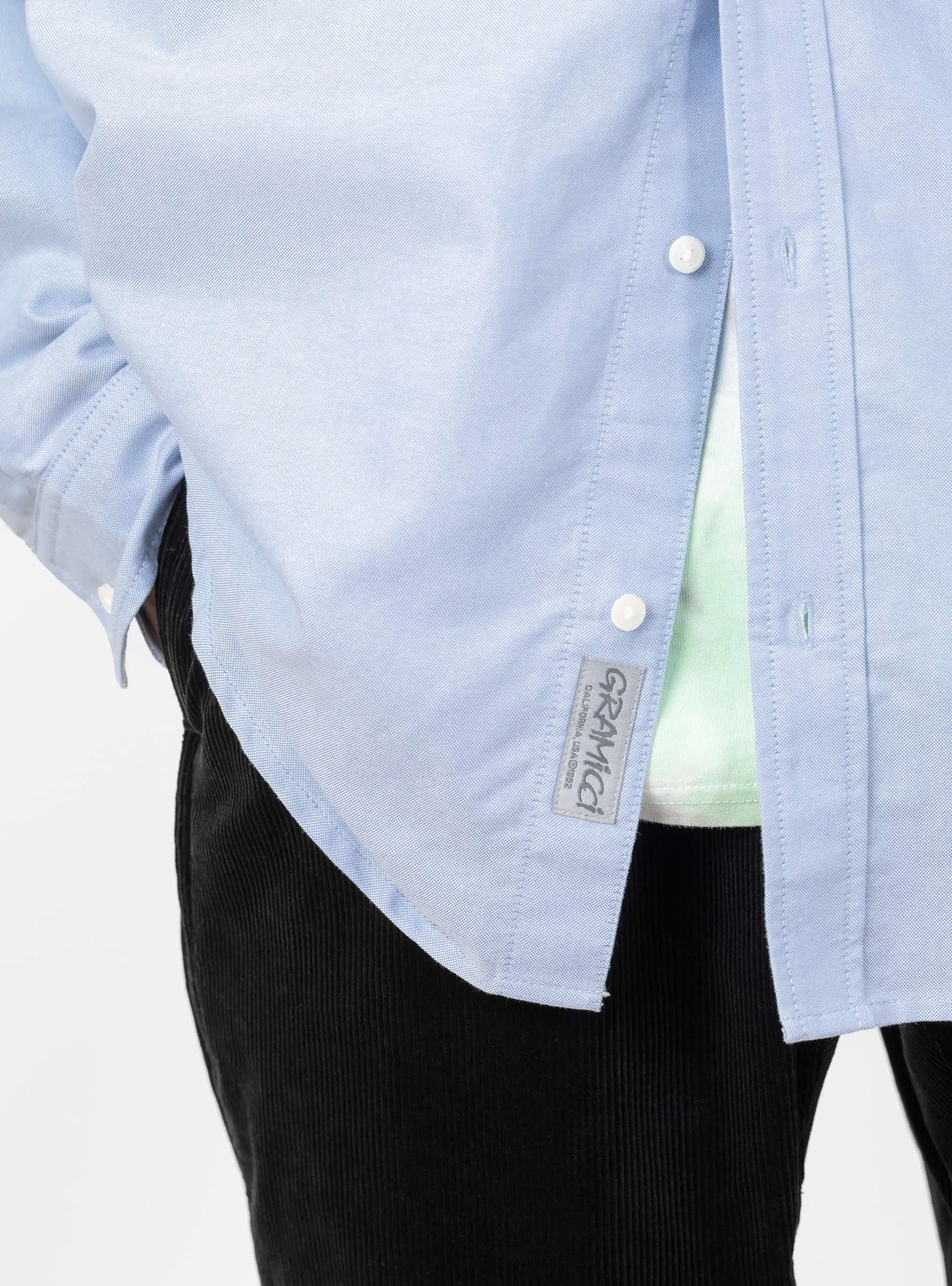 Oxford Button Down Stance Shirt Sky Blue