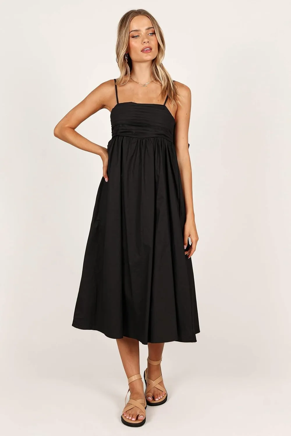 Petal & Pup Women's Alice Bow Back Midi Dress