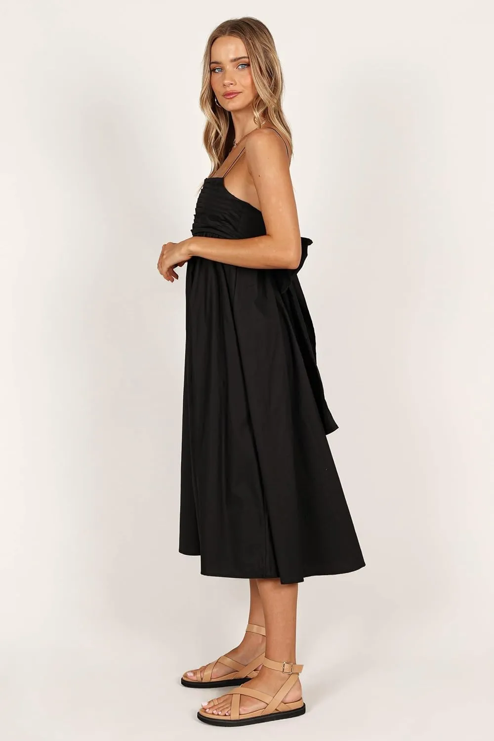 Petal & Pup Women's Alice Bow Back Midi Dress