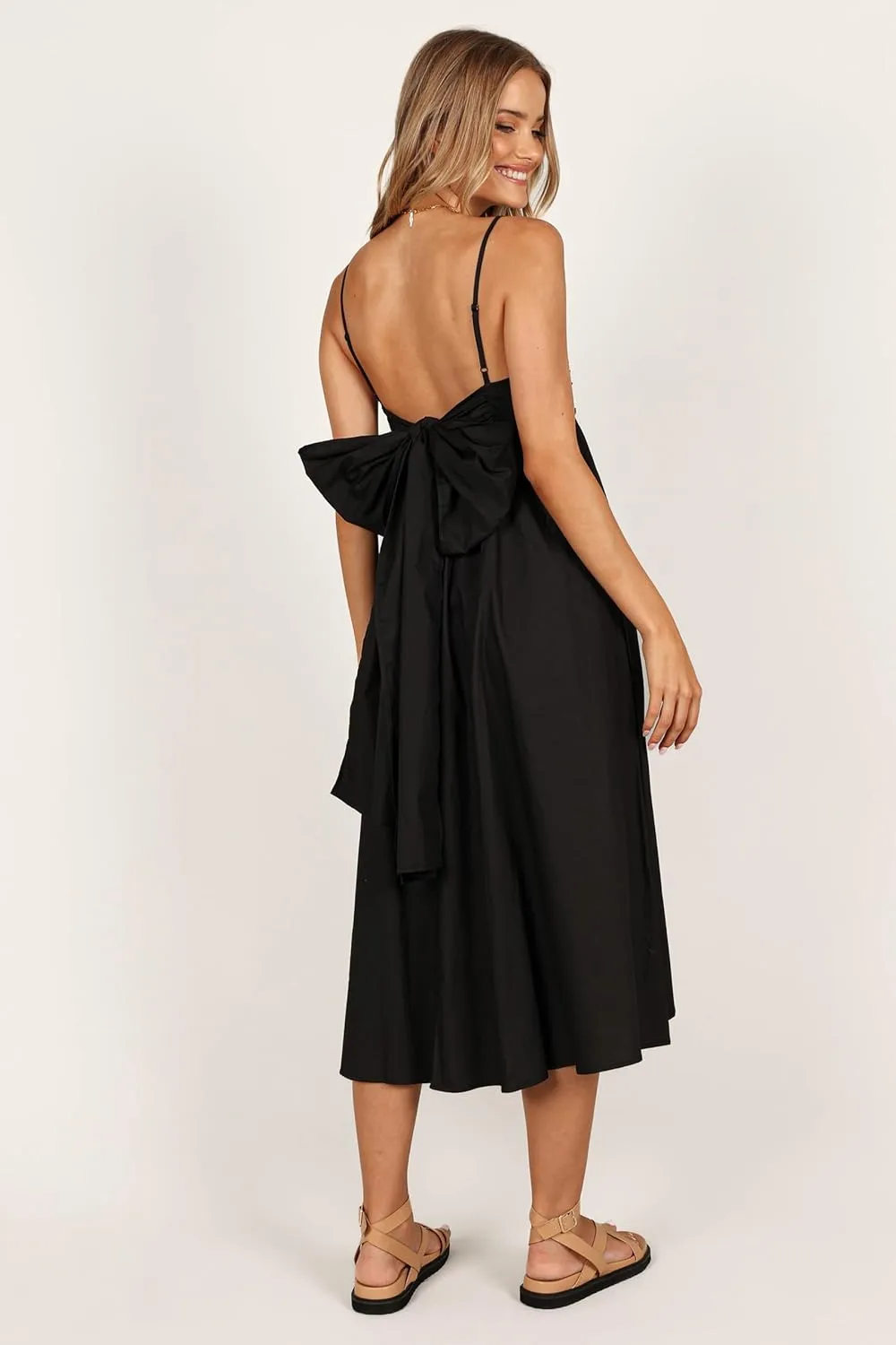 Petal & Pup Women's Alice Bow Back Midi Dress