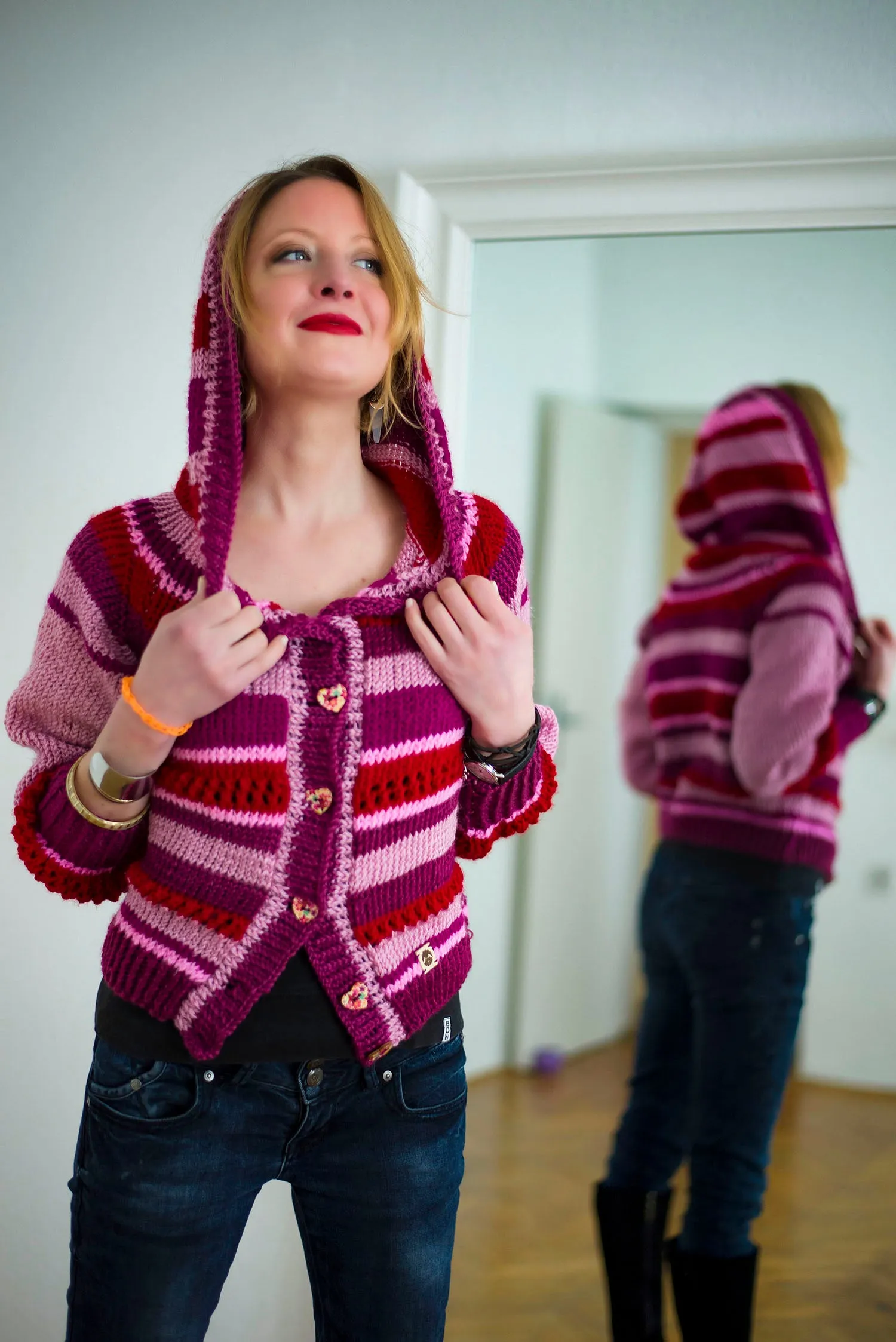 "I Want To Ride My Bike" cardigan