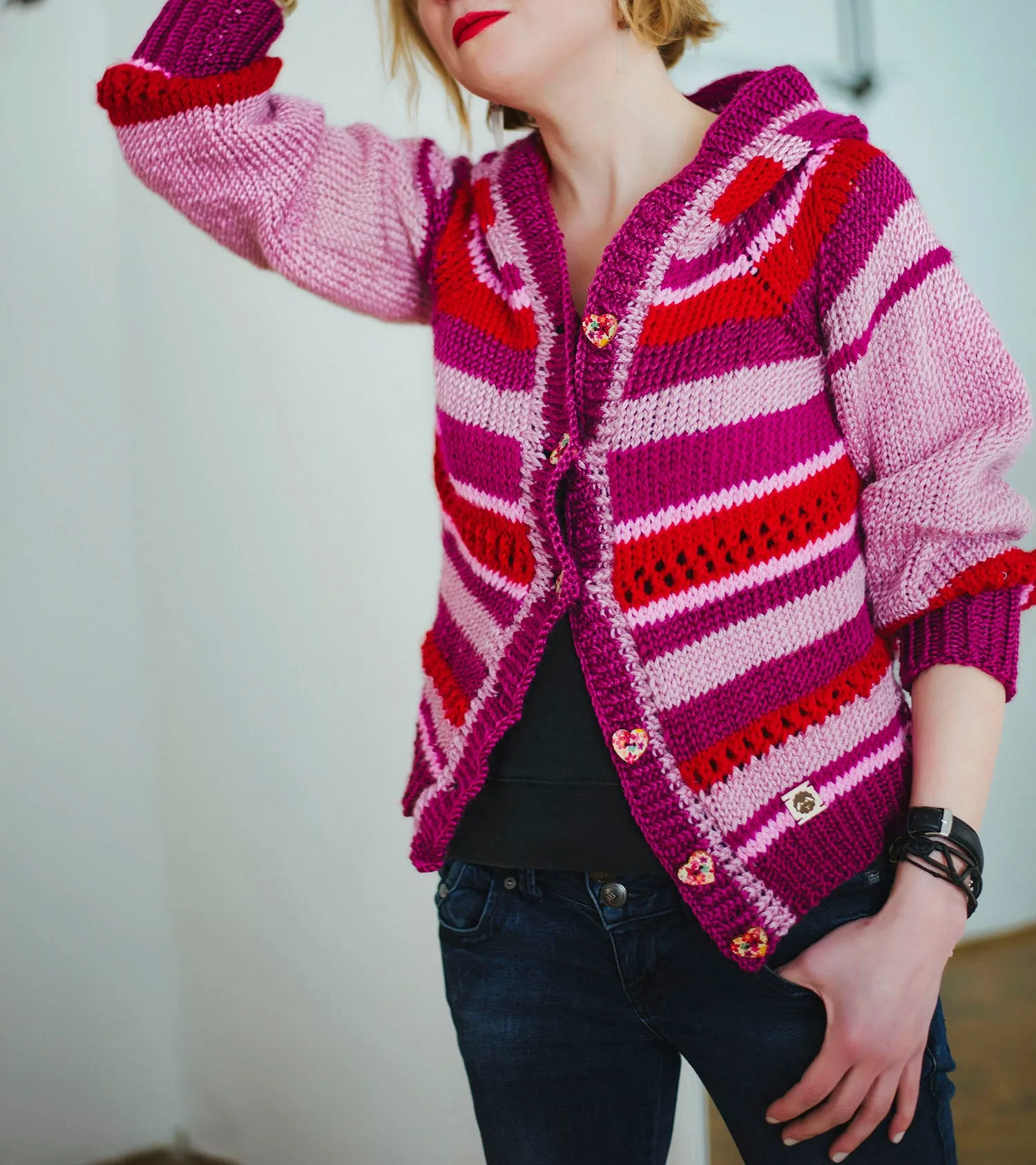 "I Want To Ride My Bike" cardigan