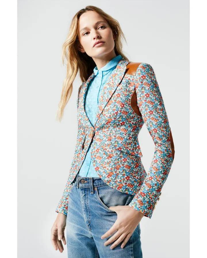Riffle Patch Floral Blazer