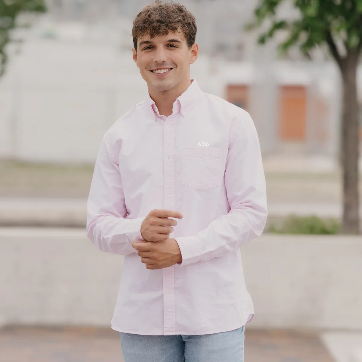 Sig Tau Brooks Brothers Oxford Button Up Shirt
