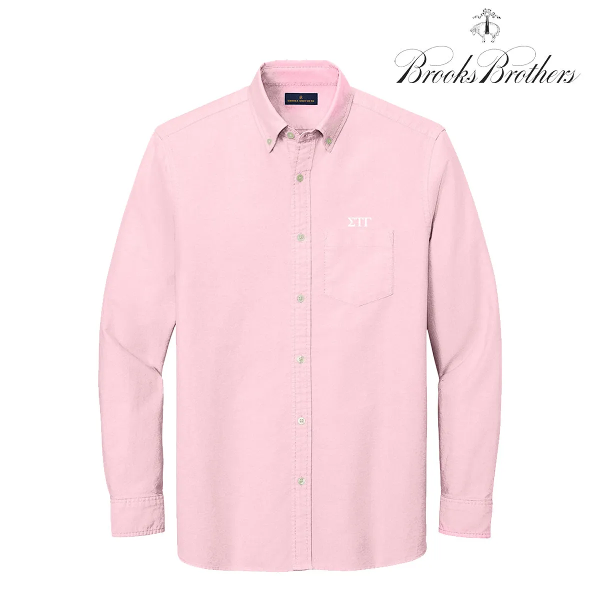 Sig Tau Brooks Brothers Oxford Button Up Shirt