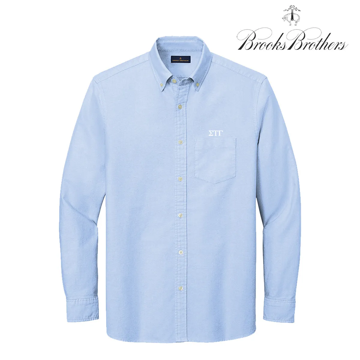Sig Tau Brooks Brothers Oxford Button Up Shirt