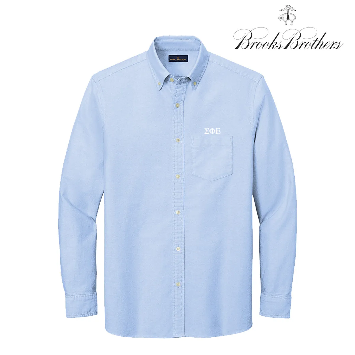 SigEp Brooks Brothers Oxford Button Up Shirt