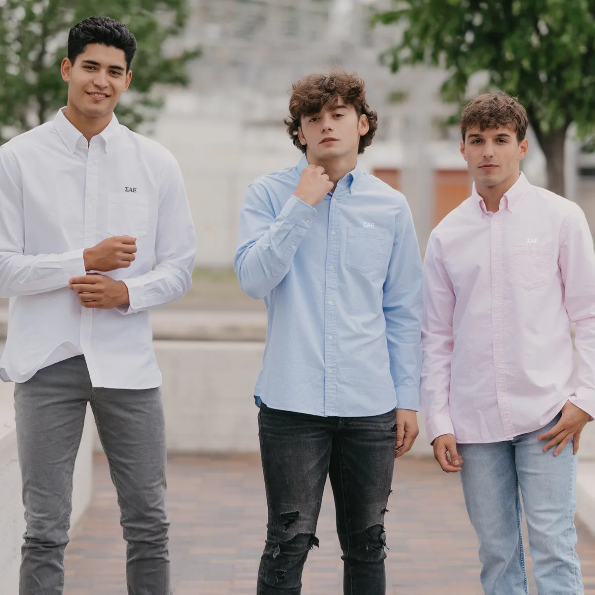 SigEp Brooks Brothers Oxford Button Up Shirt