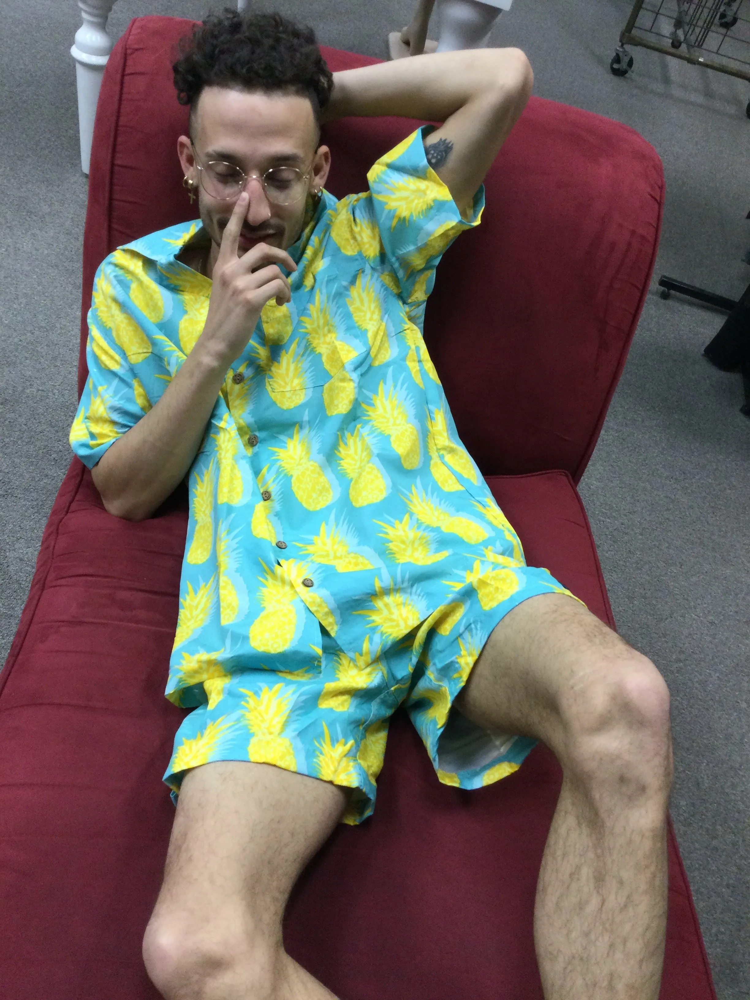 Spicy tuna pineapple shirt