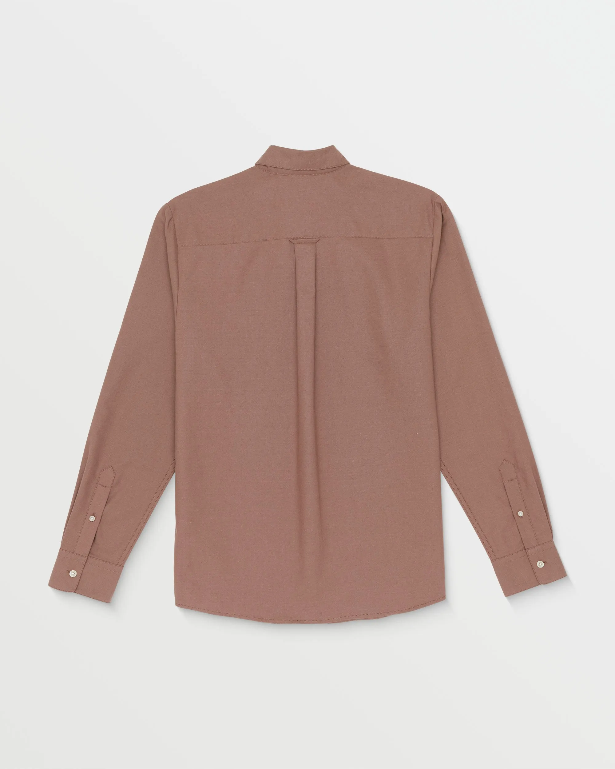 Veeco Oxford Long Sleeve Shirt - Nutmeg