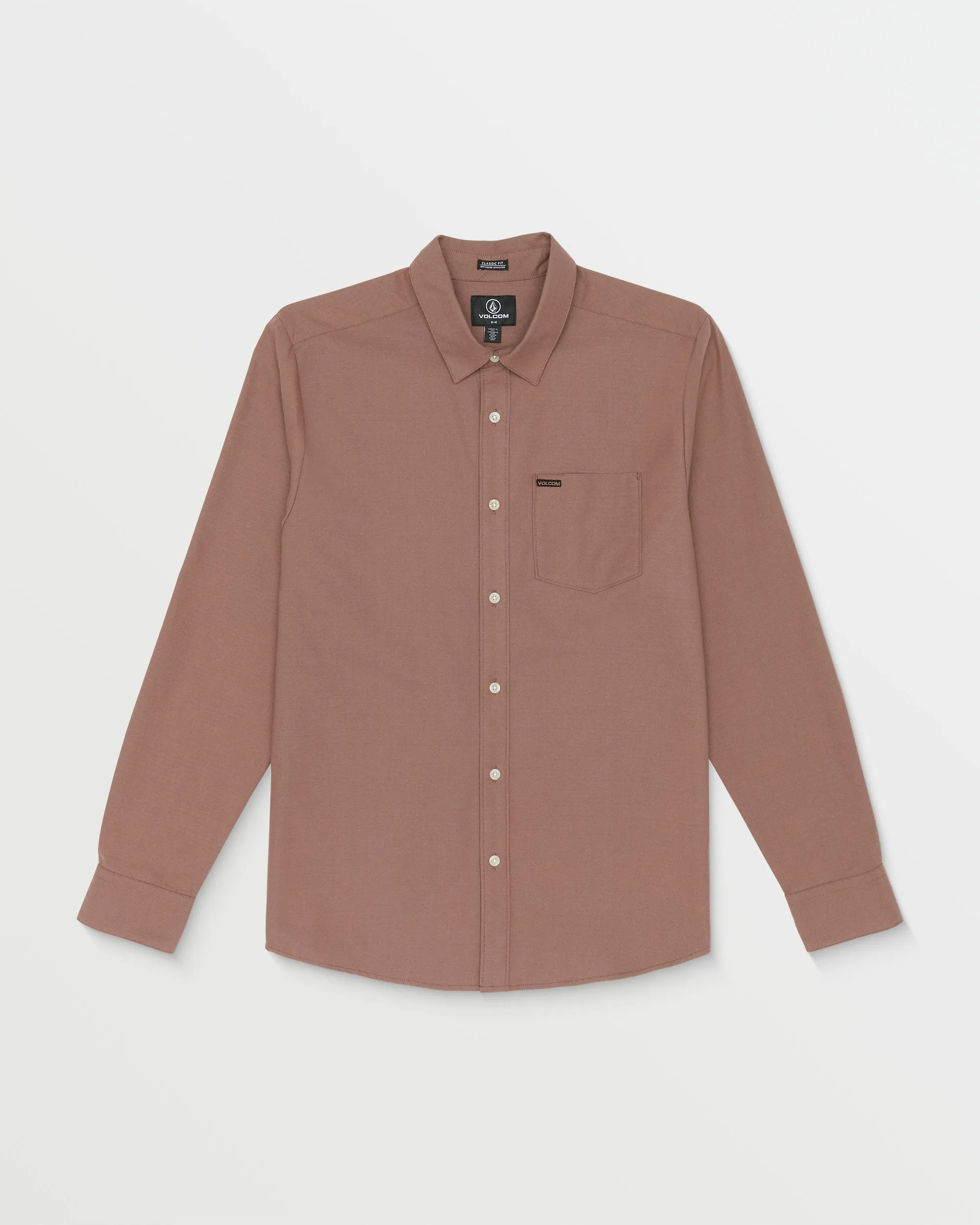 Veeco Oxford Long Sleeve Shirt - Nutmeg