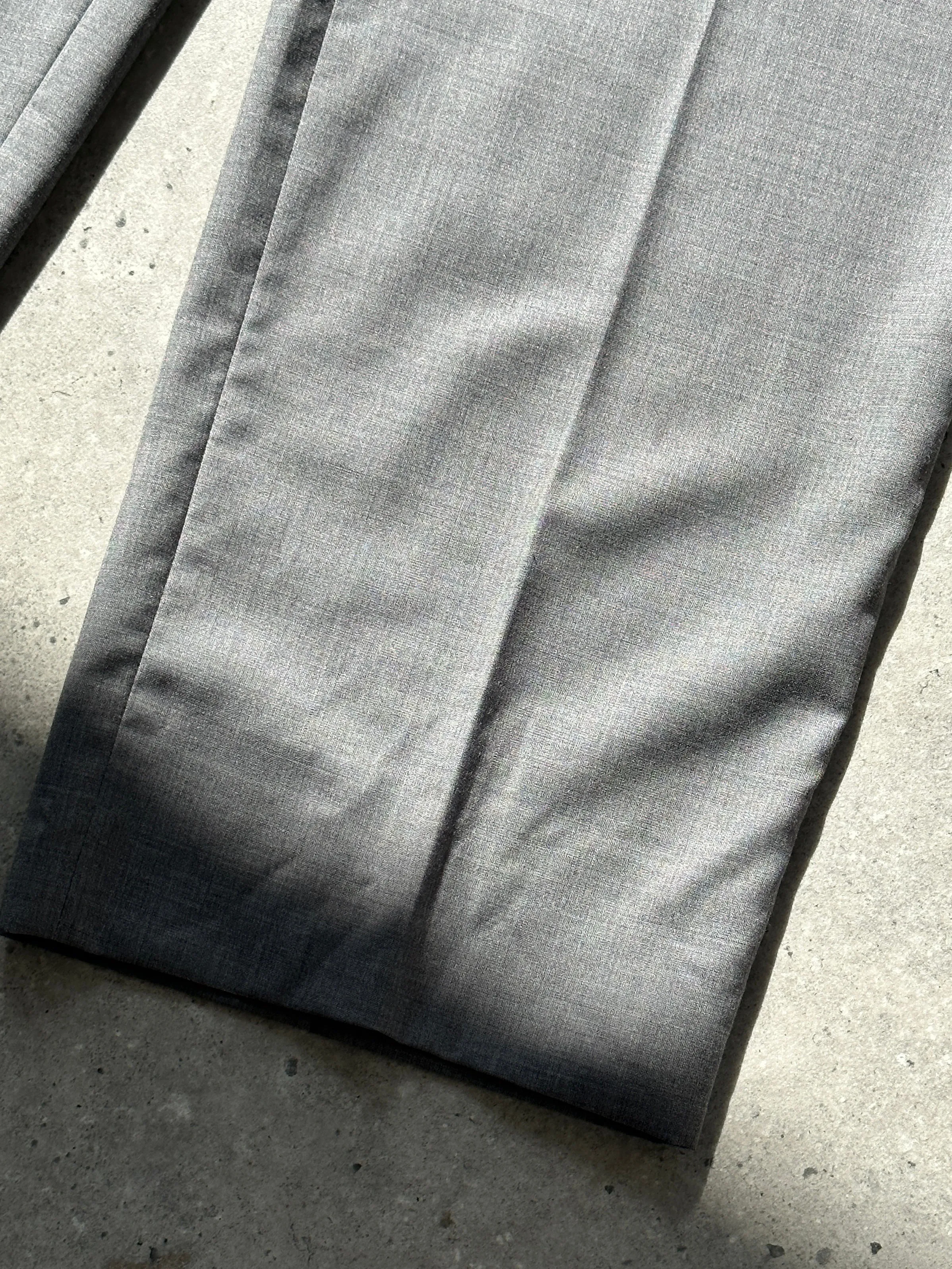 Versace Single Breasted Relaxed Wool Suit - 42R/W30