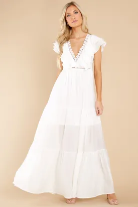 You Make It Better Off White Maxi Dress